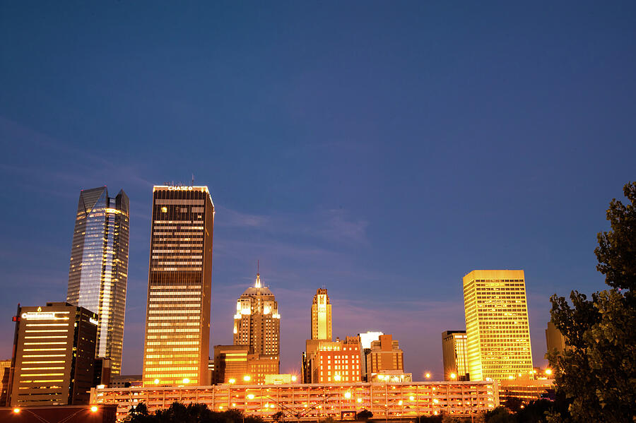 Oklahoma City Skyline - Downtown Okc Photograph