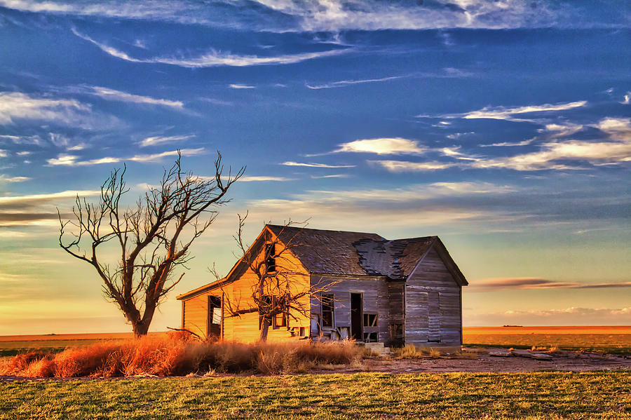 Oklahoma Homestead Photograph By Vincent Gearhart - Fine Art America