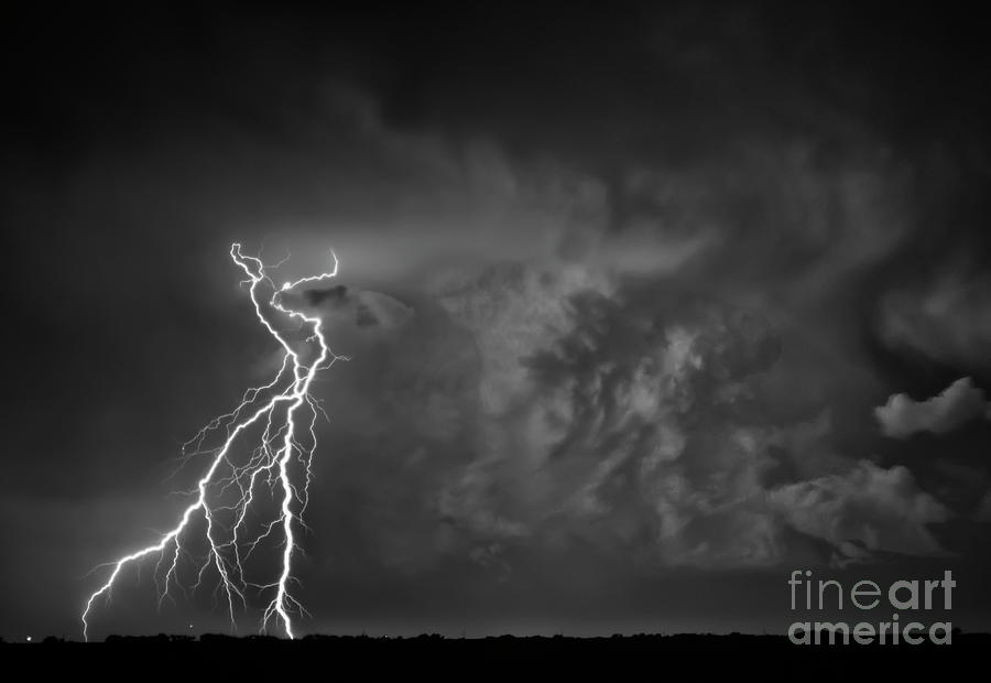Oklahoma Lightning Photograph