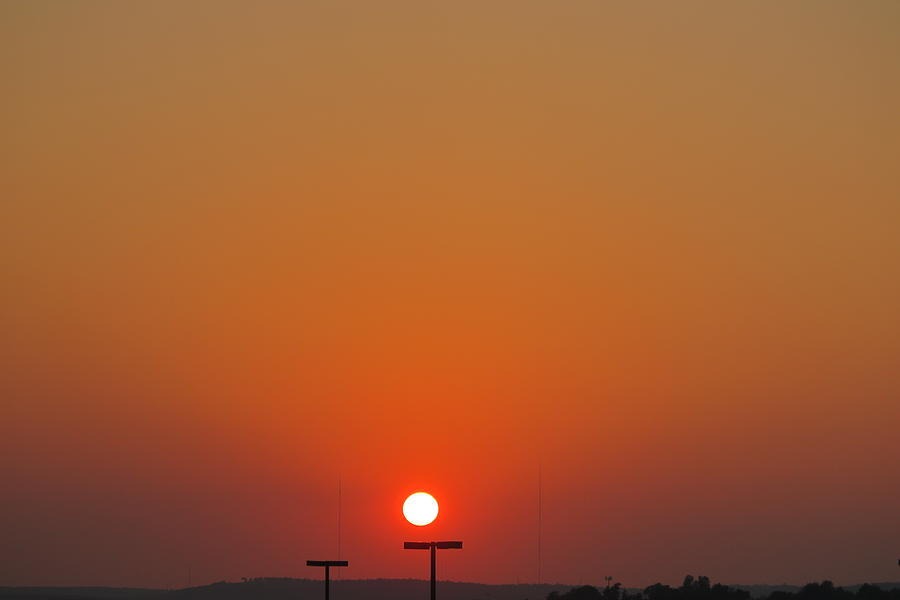 Oklahoma Sunset Photograph by Chris Bavelles