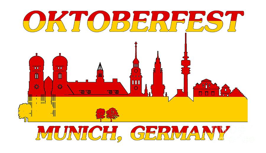 Oktoberfest Munich Germany Digital Art by David Millenheft