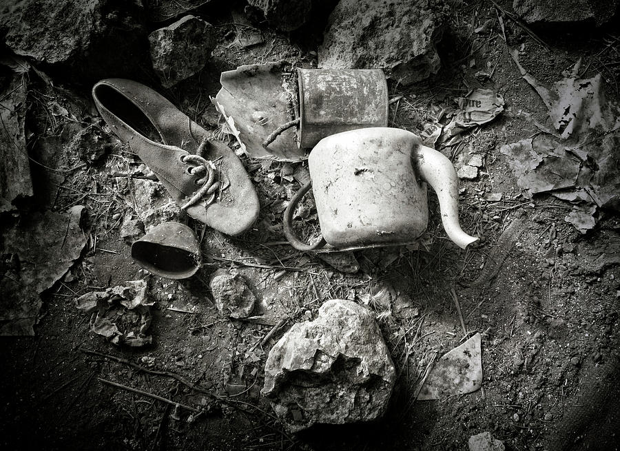Old Teapot Photograph - Ol Brown Shoe by Wayne Sherriff