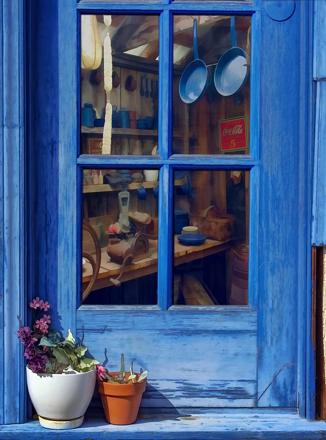 Ol Country Store Window Photograph by Chrystyne Novack