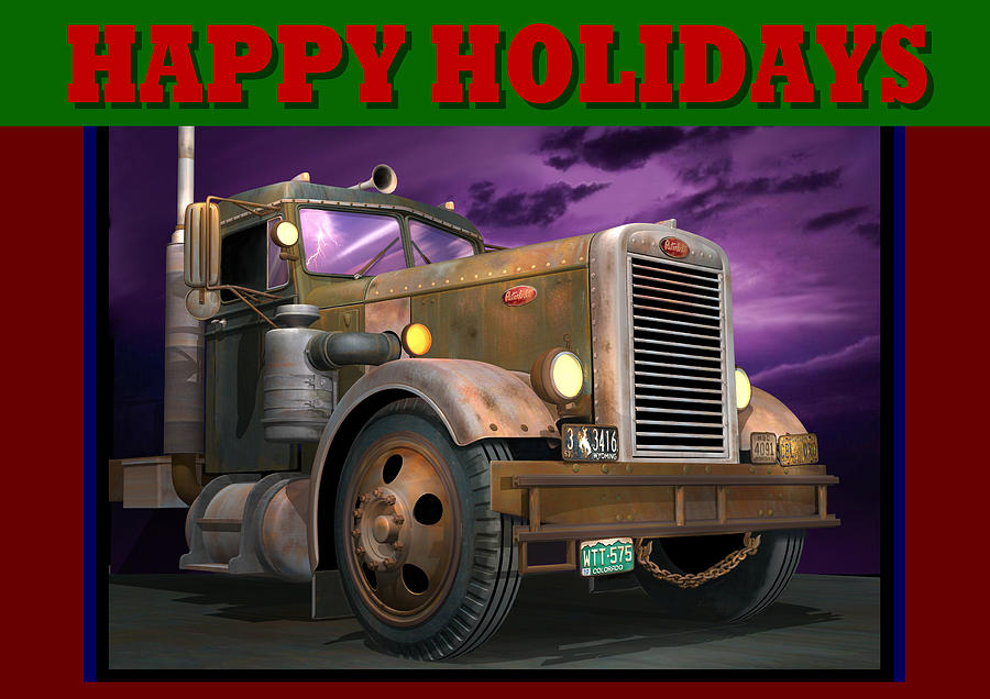Ol Pete Happy Holidays Digital Art by Stuart Swartz