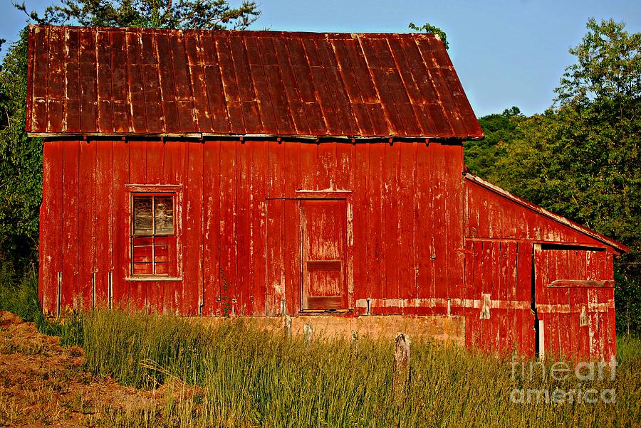 Ol Red Barn Photograph by Eric Liller