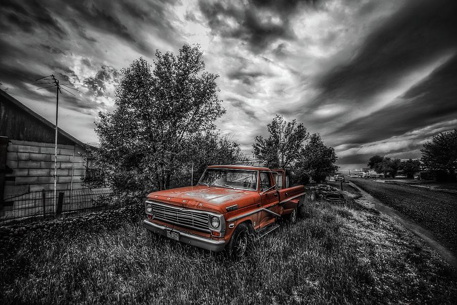 Ol Red Ford Truck Photograph by Christopher Thomas