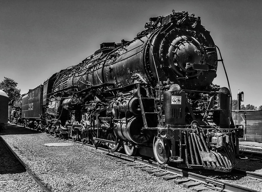 Old 2925 Train In Black And White Photograph by Garry Gay
