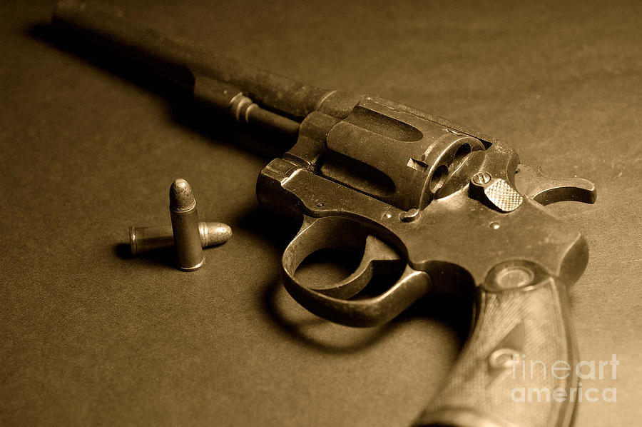 Old 32 caliber pistol Photograph by Micah May - Fine Art America