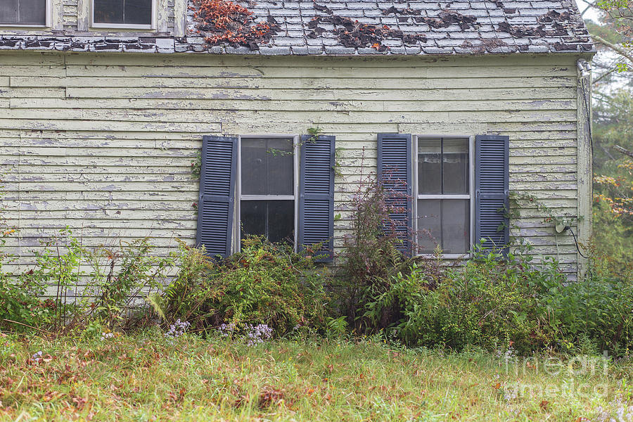 Old Abandoned House Croydon New Hampshire Photograph by Edward Fielding