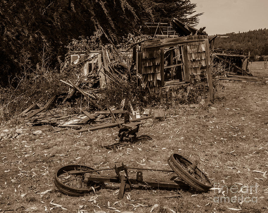 Old Abandoned House Fort Ross Sonoma County Photograph by Blake Webster