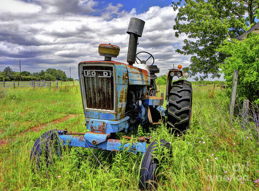 Old Abandoned Tractor Photograph by Savannah Gibbs