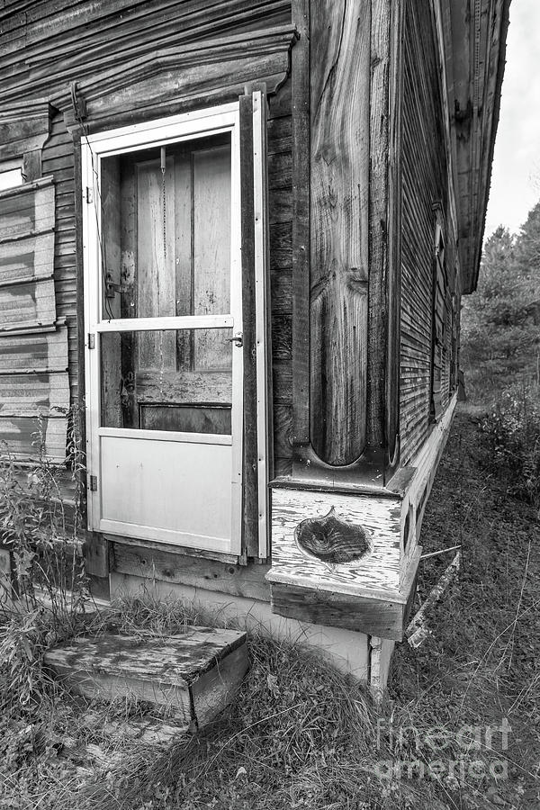 Old Abandoned Wood Framed Home Wolcott Vermont Photograph by Edward Fielding