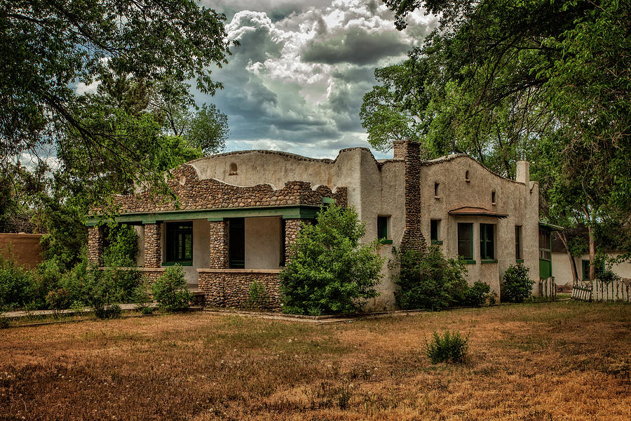 Old Adobe in Taos Photograph by Diana Powell