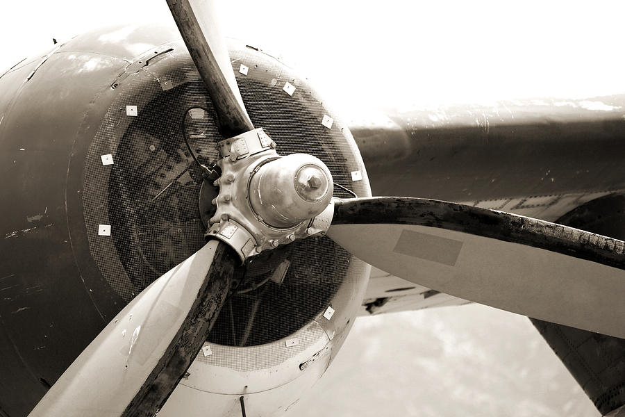 Old Aircraft Propeller by Jackie Farnsworth Old Aircraft Propeller by Jackie Farnsworth