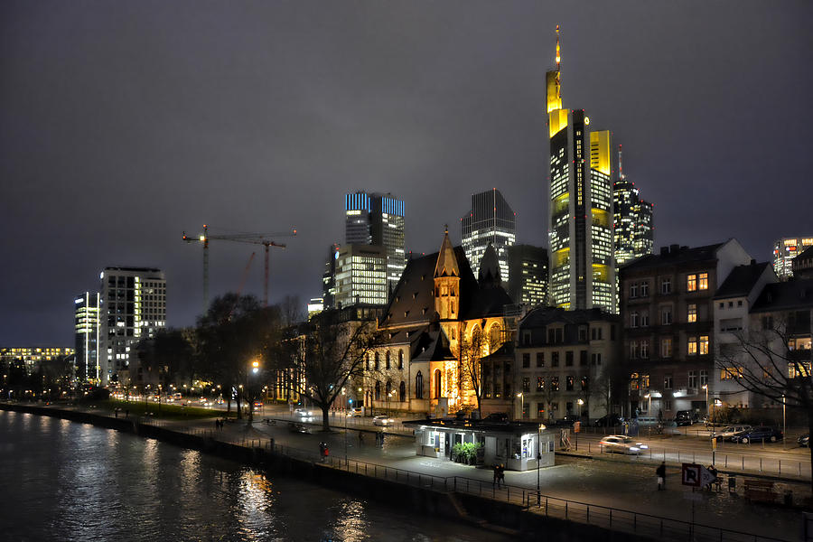 Architecture Photograph - Old and new Frankfurt by Joachim G Pinkawa
