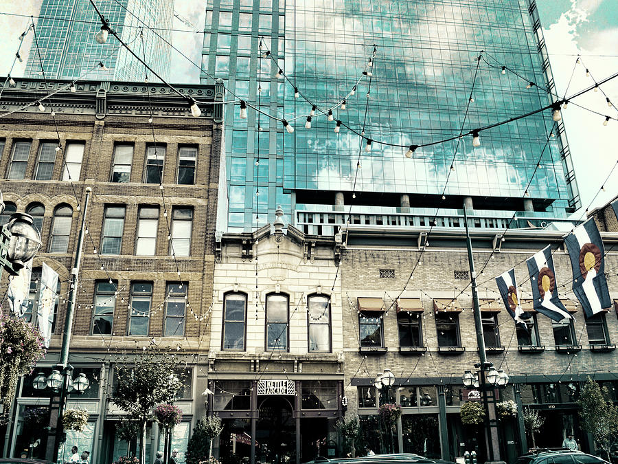 Old And New On Larimer Street Two Photograph by Ann Powell