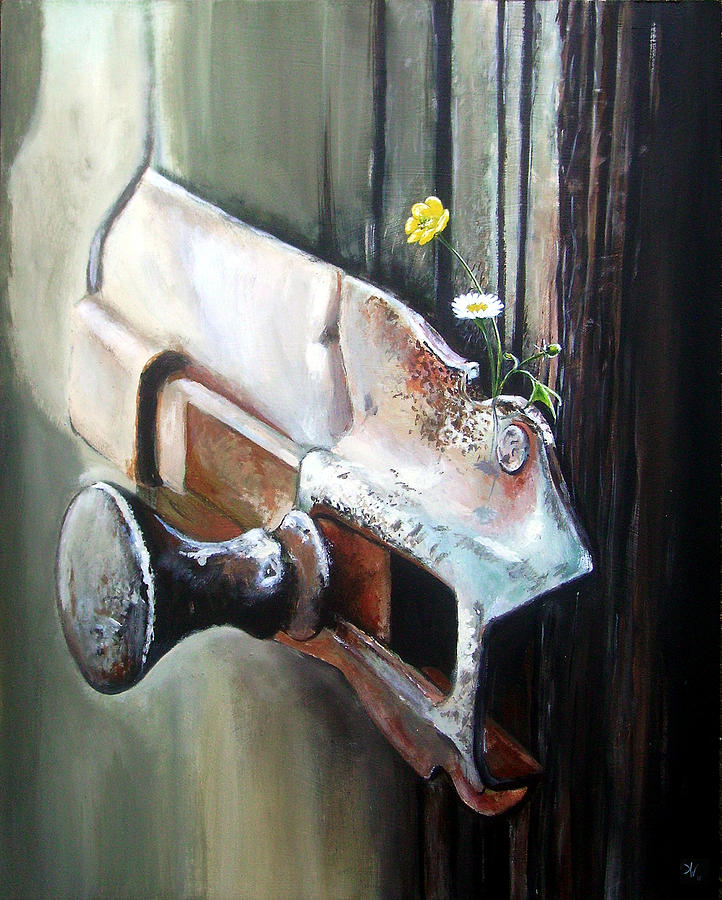 Old and Rusty Painting by Arie Van der Wijst