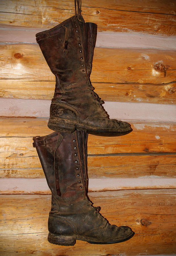 Old and Worn Boots Photograph by Tikvahs Hope