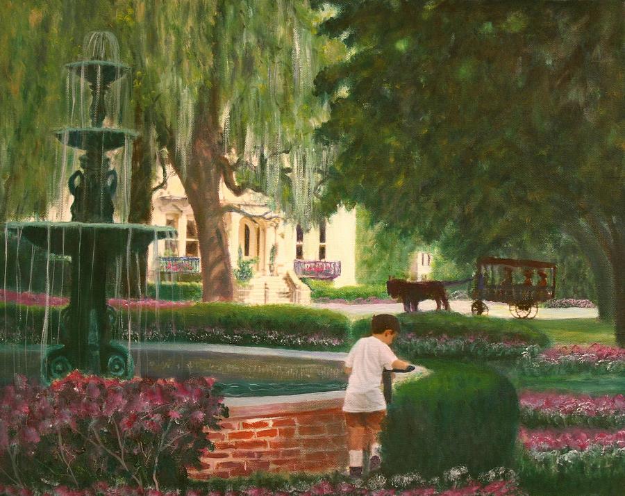 Old And Young Of Savannah Painting by Ben Kiger