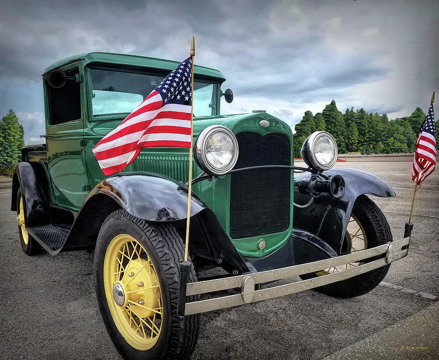 Old Antique Ford Truck Photograph by Jennifer Stackpole - Fine Art America