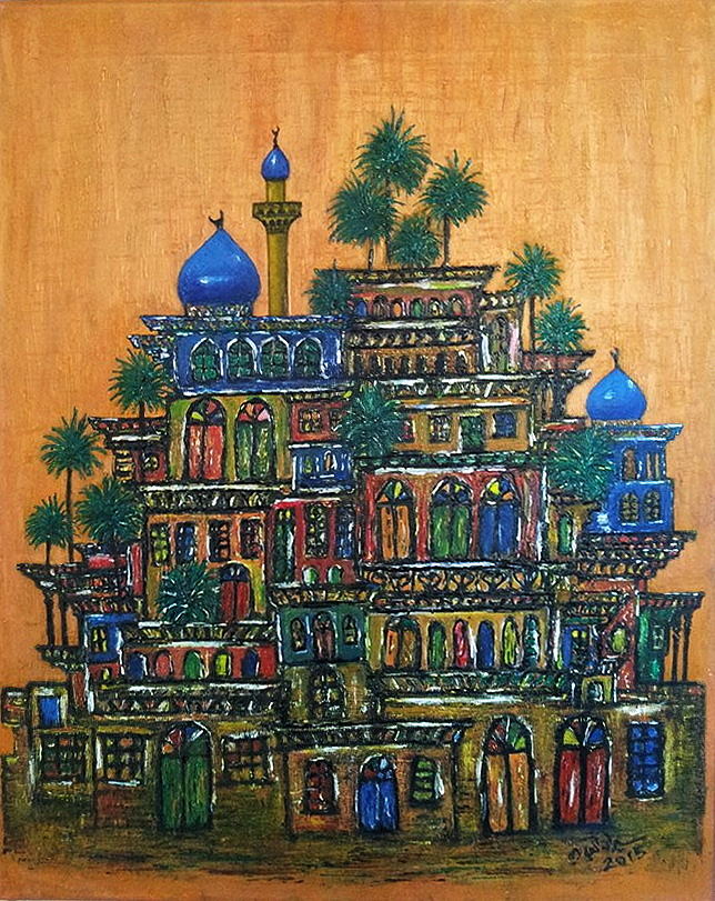 Old Baghdad Painting by Siran Ajil