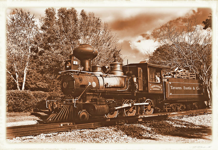 Old Baldwin Locomotive Photograph by Ben Prepelka