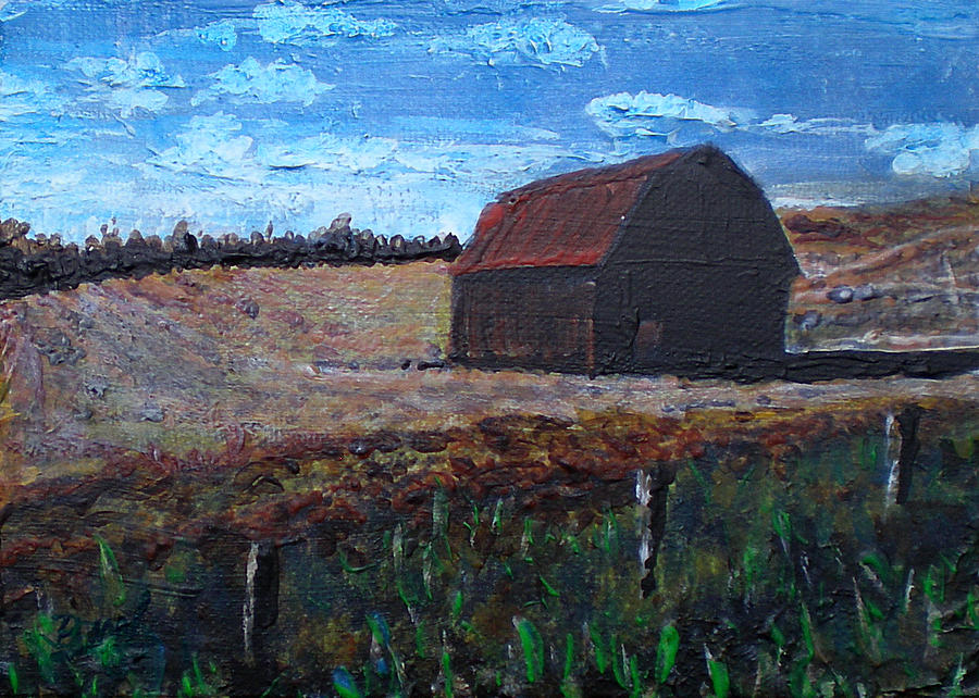 Old Barn '10 Number 1 Painting By Bill Brown - Fine Art America