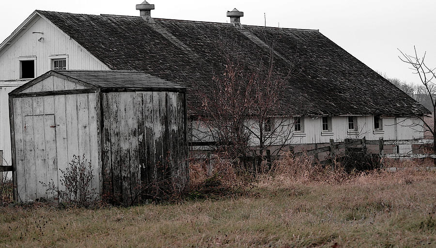 Old barn and outbuilding Photograph by David Bearden