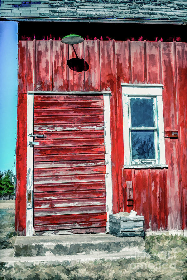 Old Barn Door Digital Art