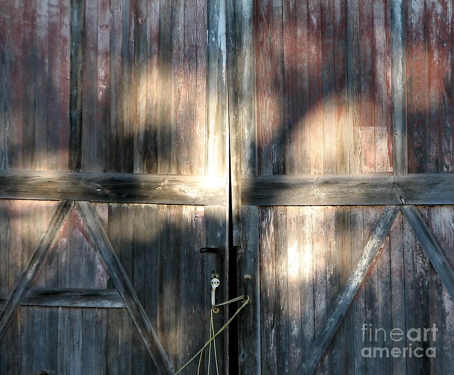 Old Barn Doors Photograph by Rose Santuci-Sofranko