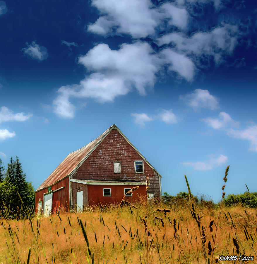Old Barn in Cape Breton Digital Art by Ken Morris