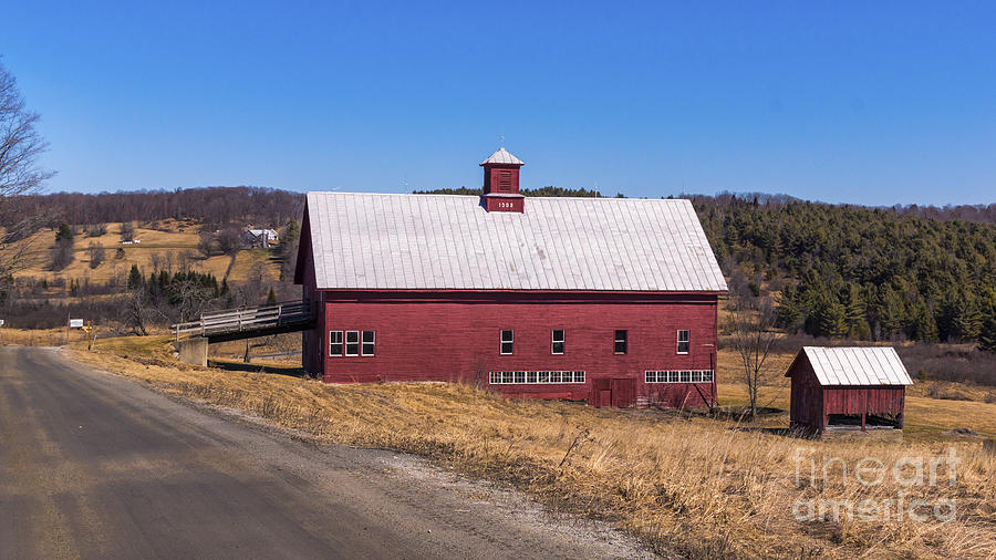 Old barn in Montpelier Photograph by Scenic Vermont Photography