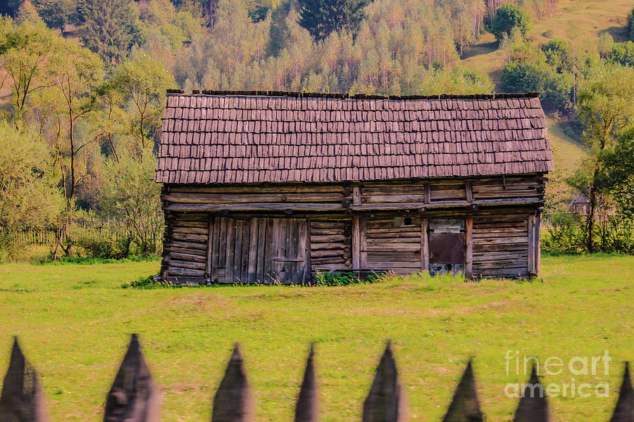 Old barn in the mountains Photograph by Claudia M Photography