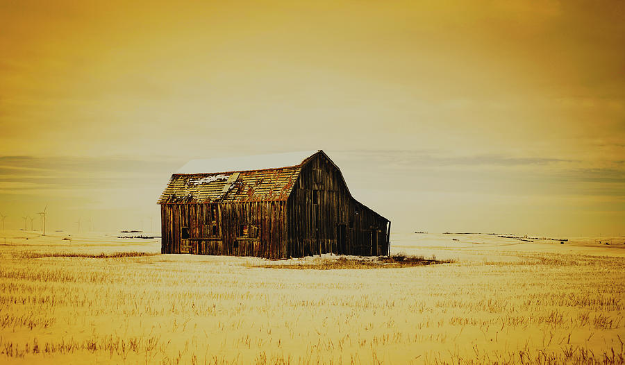 Old Barn In Winter Photograph by Mountain Dreams