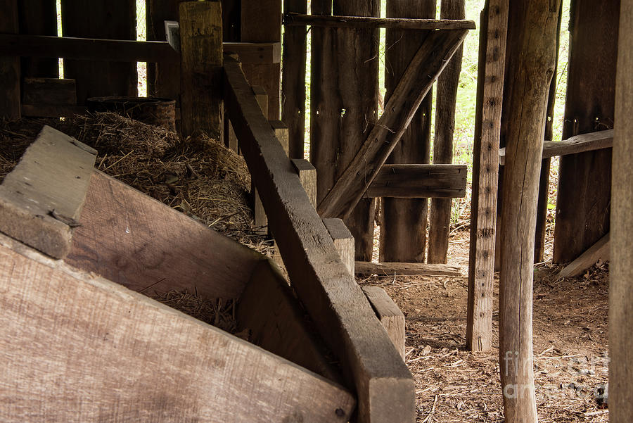 Barn Photograph - Old Barn Interior by Bob Phillips