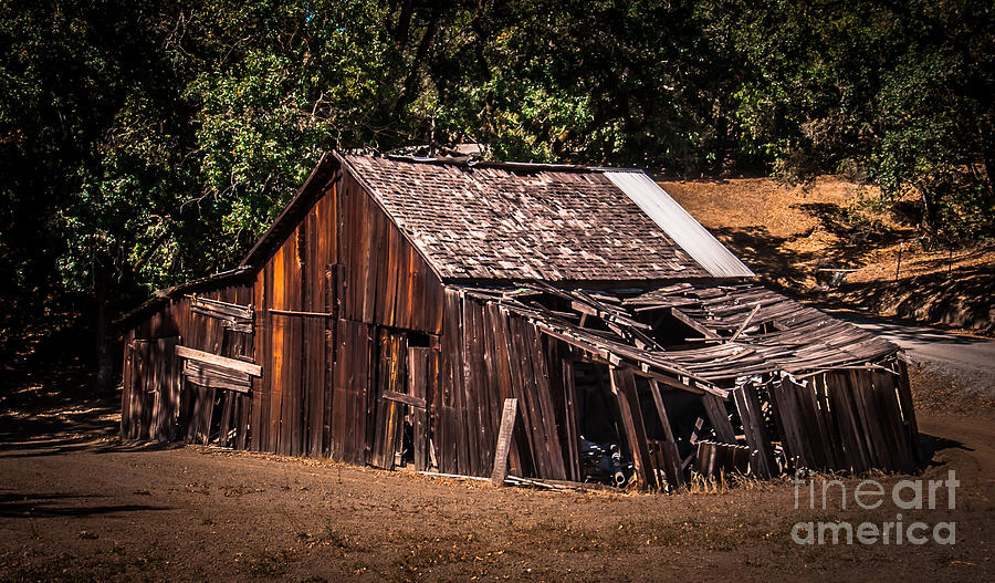 Old Barn River Road Sonoma County Photograph by Blake Webster