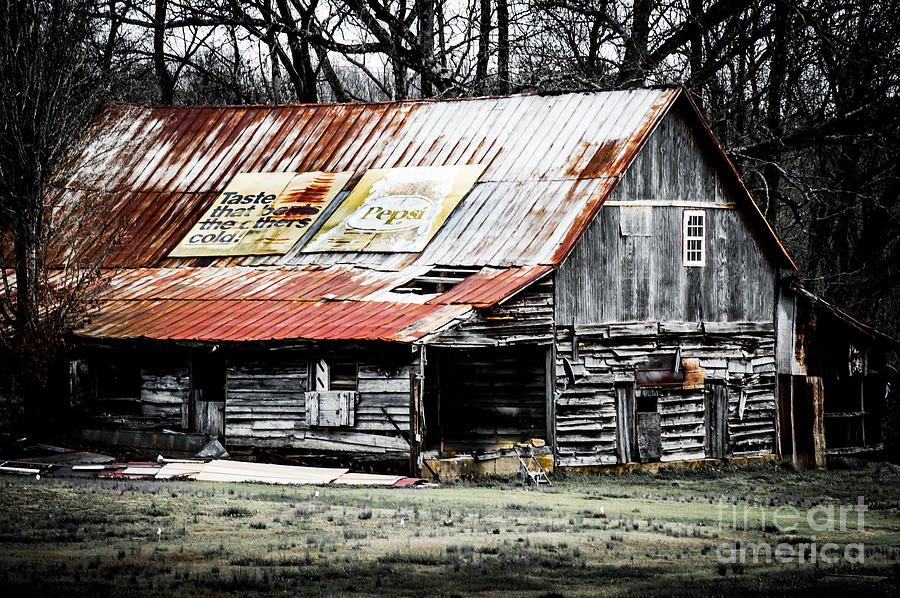 Old Barn Sign Photograph by Chris Jones - Fine Art America