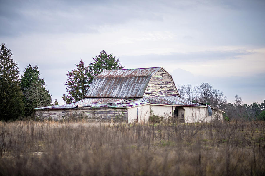 Old Barn Standing On Farm Landscape Photograph by Alex Grichenko