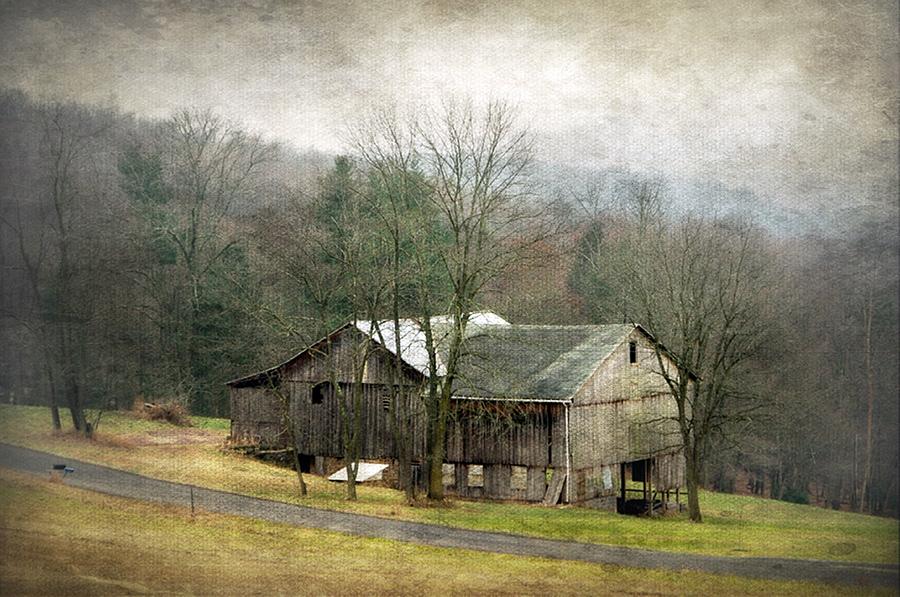 Mountain Photograph - Old Barn by Stephanie Calhoun