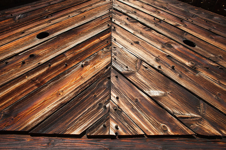 Old Barn Wall Wood Planks Photograph by Artur Bogacki