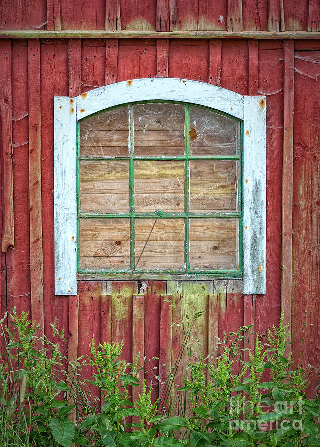 Old Barn Window Photograph by Antony McAulay