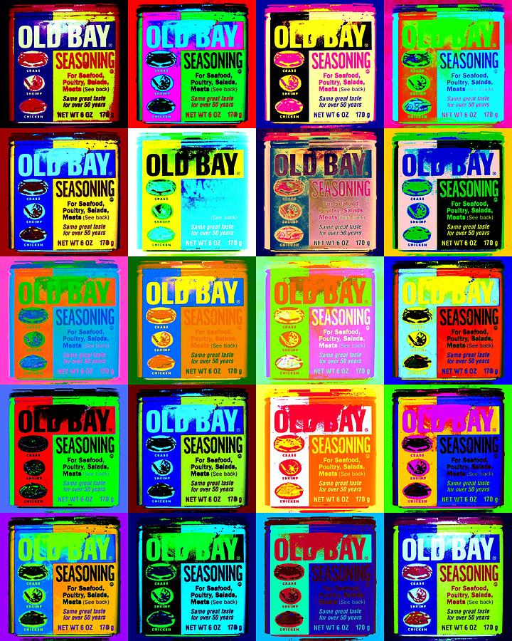 Old Bay Digital Art - Old Bay Neon Andy for Lisa by Jeffrey Todd Moore