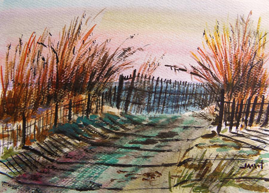Old Beach Road Painting by John Williams