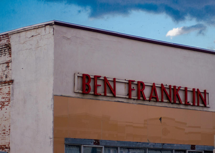 Old Ben Franklin Store 2 vanishingtexas Rosebud Photograph by Trace Ready