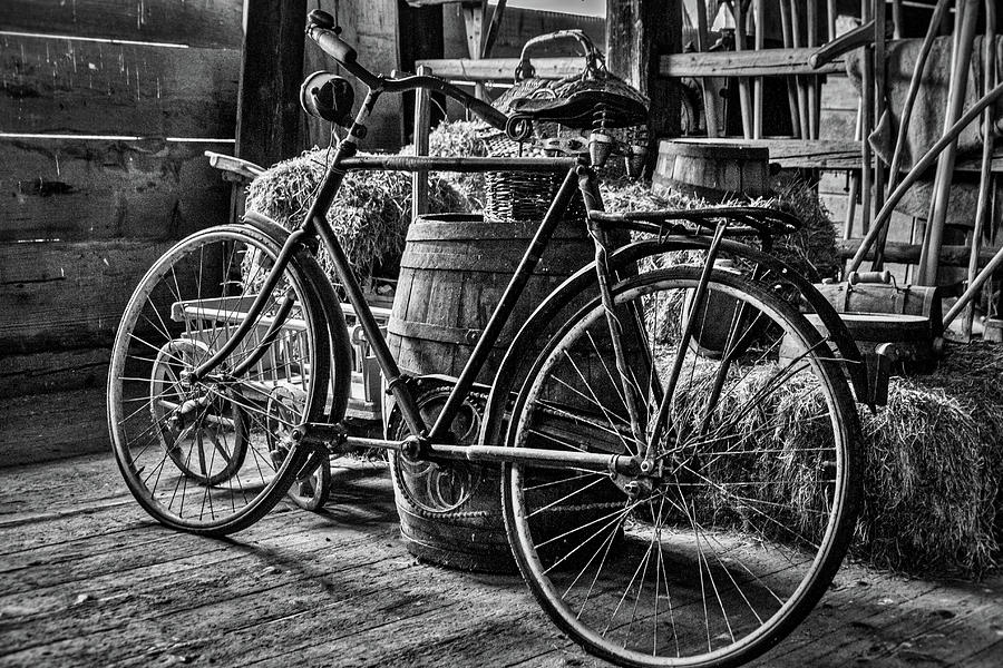 Old Bicycle Photograph by Stuart Litoff