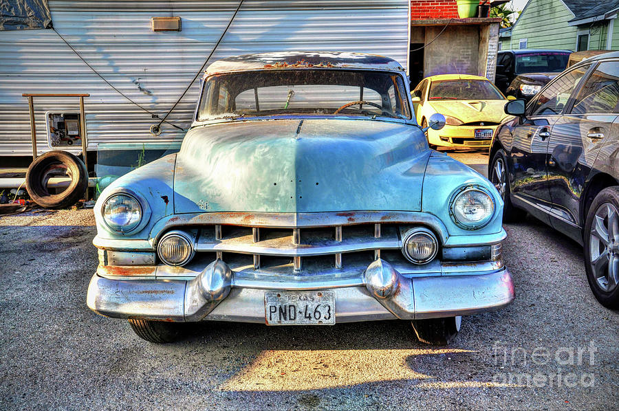 Old Blue Cadillac Photograph by Savannah Gibbs