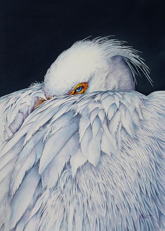 Old Blue Eyes Painting by Greg and Linda Halom