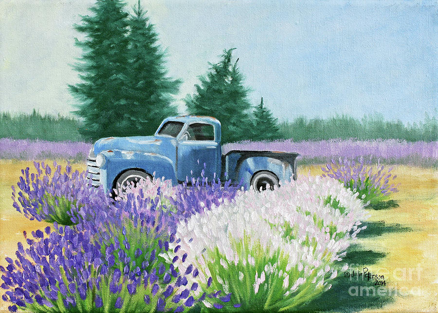 Old Blue Painting by Julie Peterson