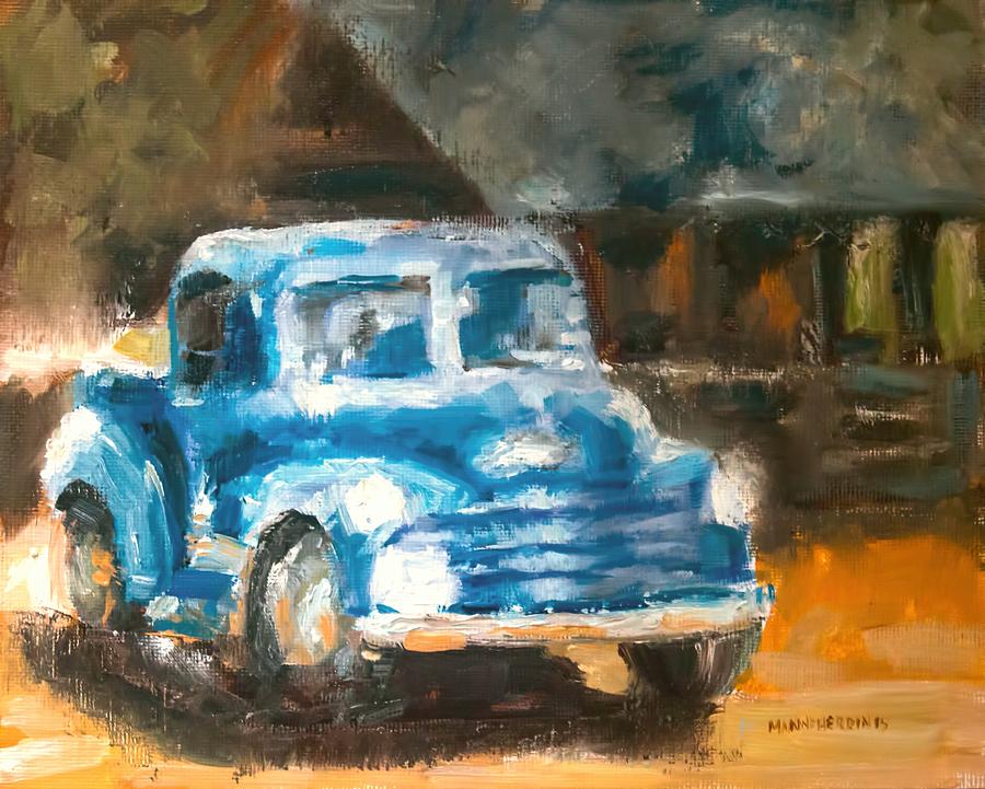 Old Blue Painting by Melissa Herrin