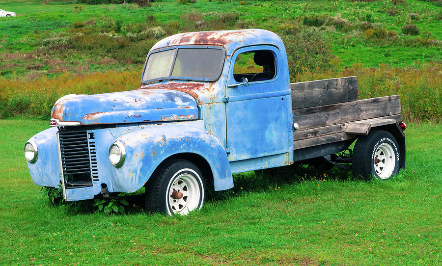 Old Blue Pick-up Photograph by Donna Milsten - Fine Art America